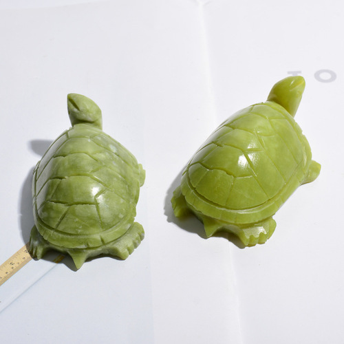 New exquisite small jade desk ornament, smooth Xiuyan jade decorative craft, factory wholesale