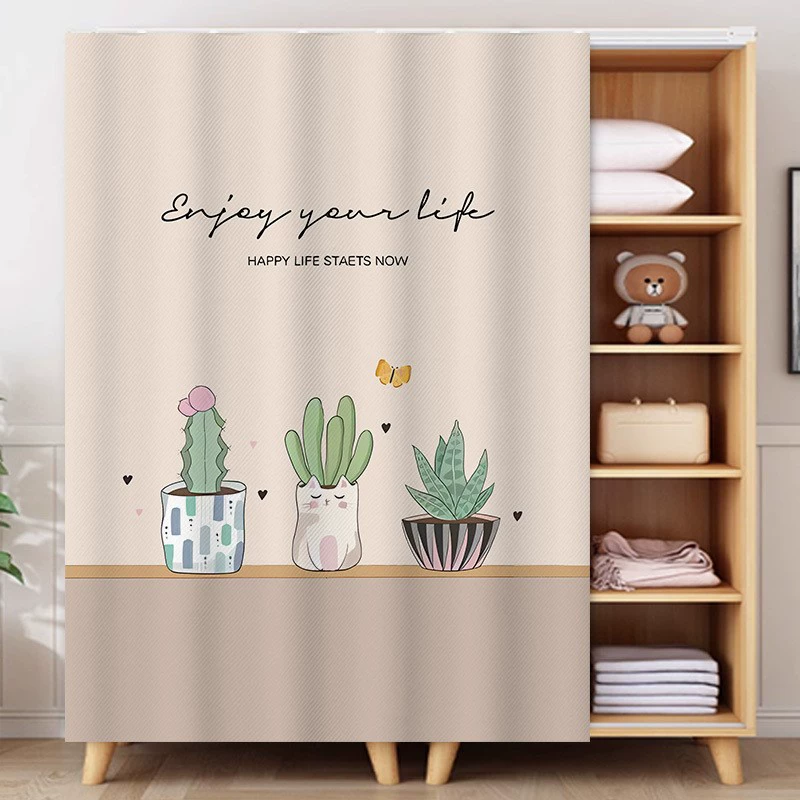 Занавеска на дверцу шкафа без сверления для обувного шкафа, занавеска на дверцу гардероба, пылезащитная тканевая занавеска, занавеска для скрытия беспорядка на кухонном шкафу.