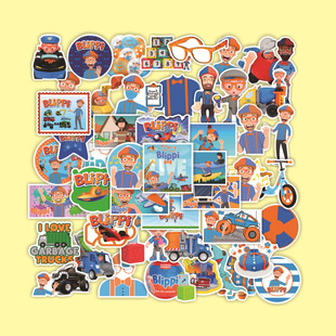 50 Personalized Preschool Education Kidsren's Waterproof stickers Tablet Mobile Phone Water Cup Stationery Luggage Decoration stickers