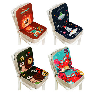 Source manufacturers baby seat cartoon heightening cushion children's dining chair heightening cushion primary school student chair cushion