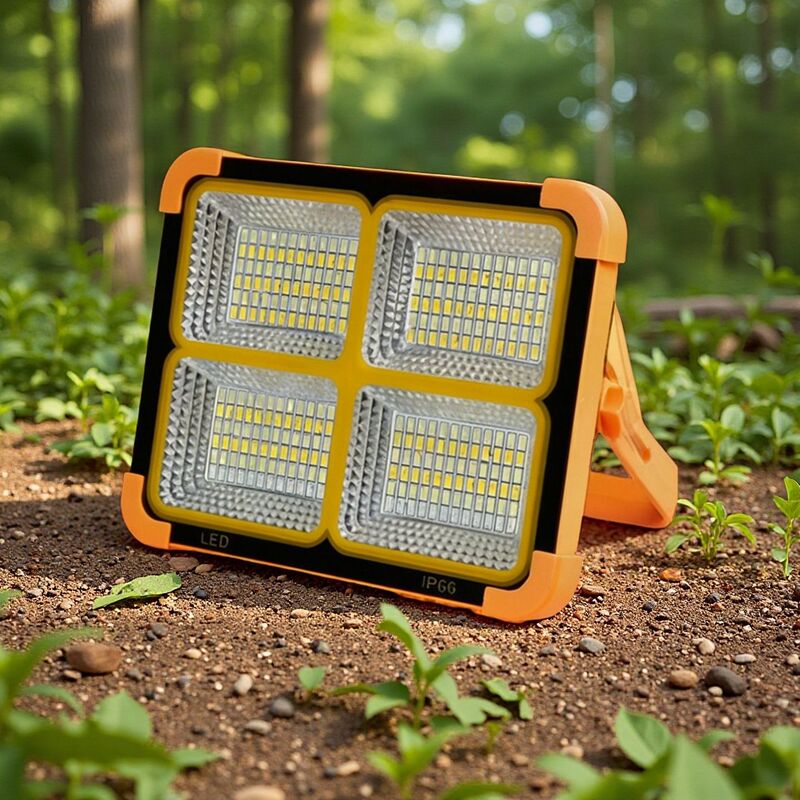 Cross-Border Photovoltaic Rechargeable Floodlight for Outdoor Camping, Ultra-Bright Portable Home Mobile Emergency Lighting Solar Lamp Cross-Border Photovoltaic Rechargeable Floodlight for Outdoor Camping, Ultra-Bright Portable Home Mobile Emergency Lighting Solar Lamp