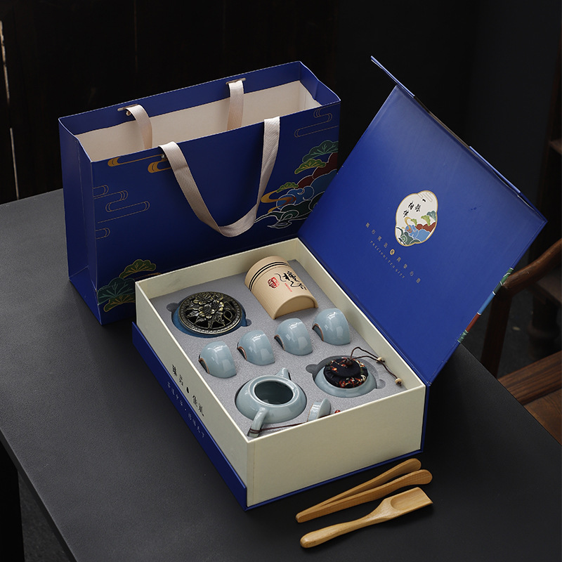 게야오 차 세트 향 세트