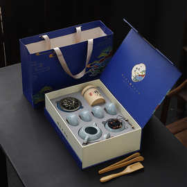 故宫文创香道茶具礼品套装活动伴手礼哥窑茶具商务礼品雅致