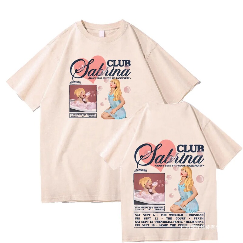 Sabrina Men's Best Friend Party Tee Sabrina Carpenter Club Fan Gift t