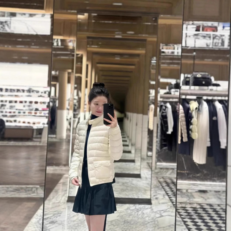 High Version Mengjia 2024 New Lans Short Women's Down Jacket Coat Light Autumn and Winter Down Jacket
