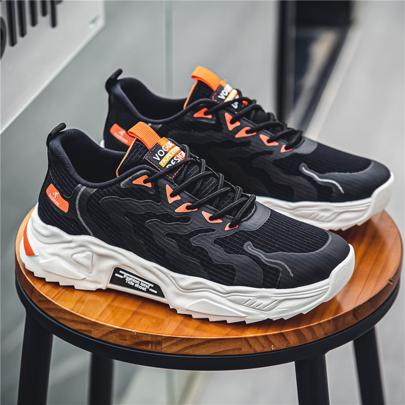 Zapatos de hombre verano 2024 nuevo versátil red transpirable juvenil elevación deportiva ocio correr papá zapatos de moda hombre image 8