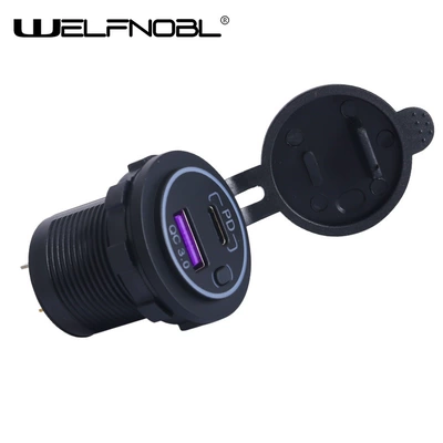 Qìchē – Mobil şarj cihazları QC3.0+PD Multi-function USB