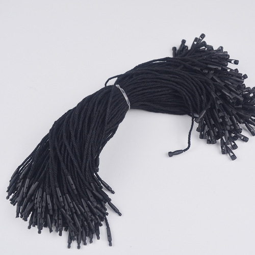 Manufacturer wholesale universal black and white bullet head clothing plastic tag hanging cord trademark single insert pin