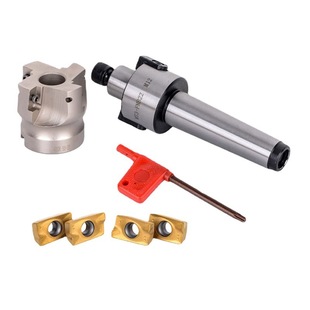 Milling Cutter Rod Mtb3-Fmb22-M12+ 400R-50-22-4T Cutter Head + 4Pcs Apmt1604 Inserts