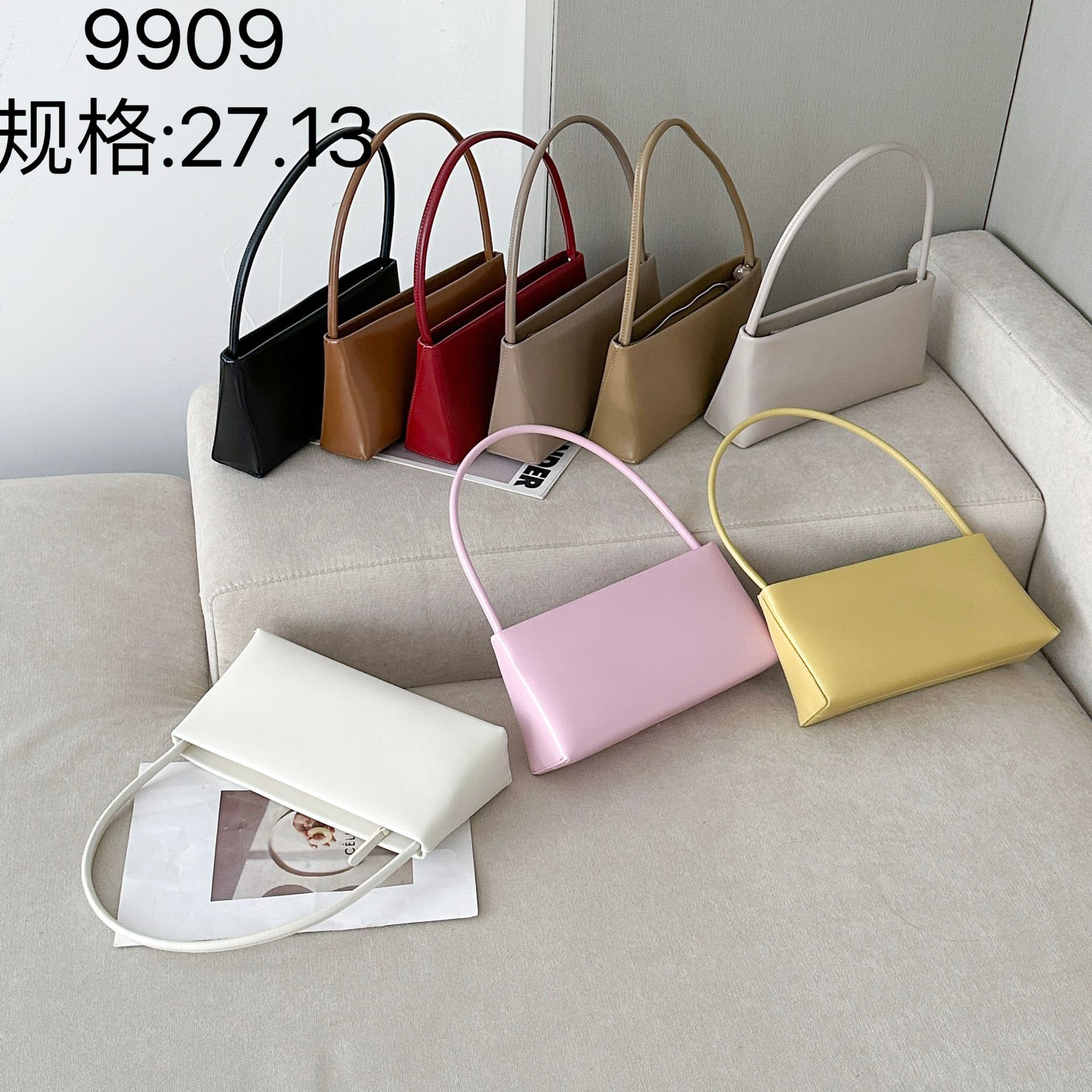2025 New Luxury Underarm Bag For Women Simple Versatile Crossbody Bag Textured Casual Commuter Baguette Bag