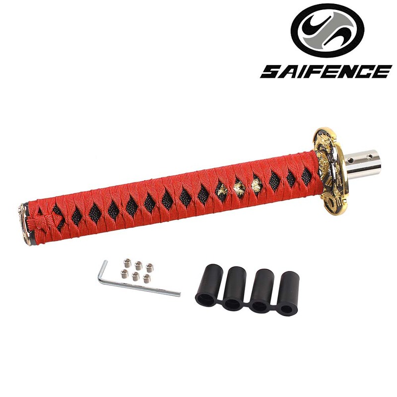 Car Modification Samurai Gear Shift Knob Long Style Japanese Samurai Shift Handle Personalized Gear Knob