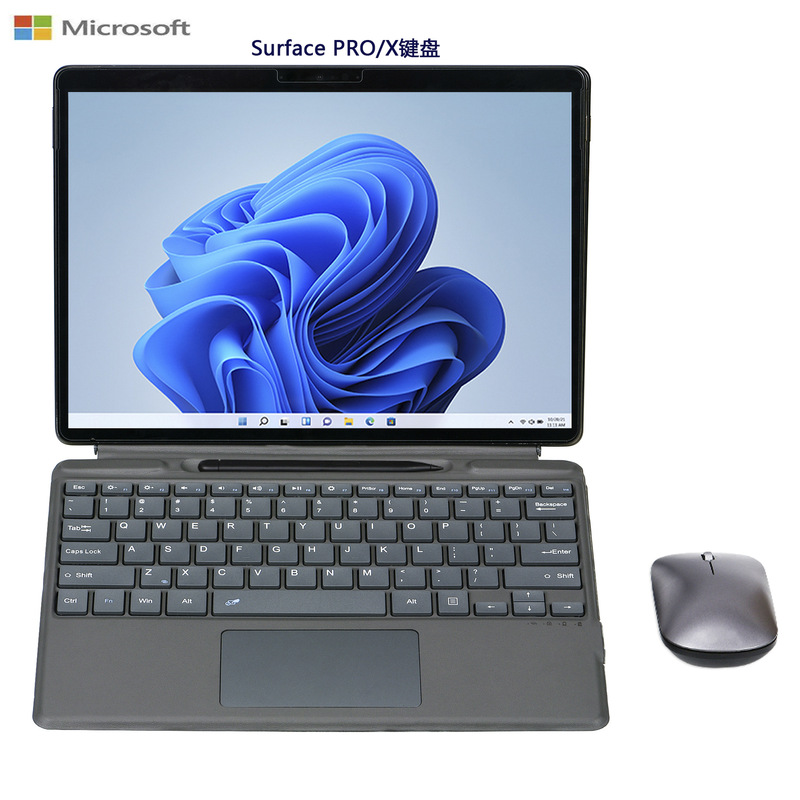 For Microsoft Suface pro8/9/11/X Tablet PC Magnetic Bluetooth Keyboard 13-inch Protective Cover