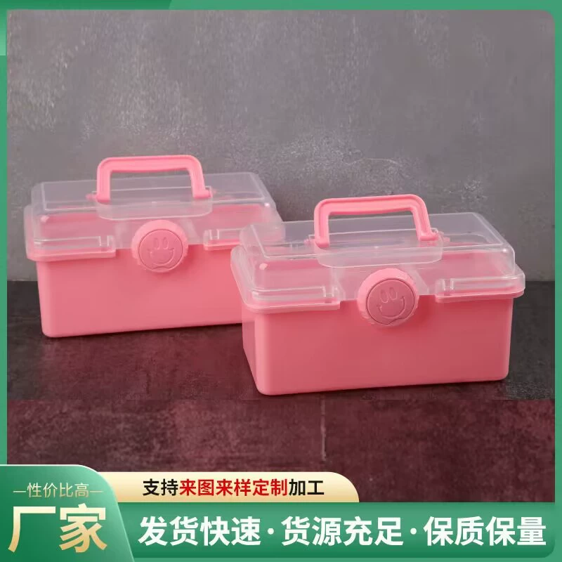 Ящик для хранения ящик для инструментов чехол для ногтей Goo Card костюм двухслойный ящик для хранения головная веревка шкатулка для драгоценностей Заводская гарантия на поставку