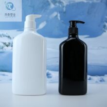 300ml500ml长方形瓶子塑料瓶日化洗护按压瓶空瓶