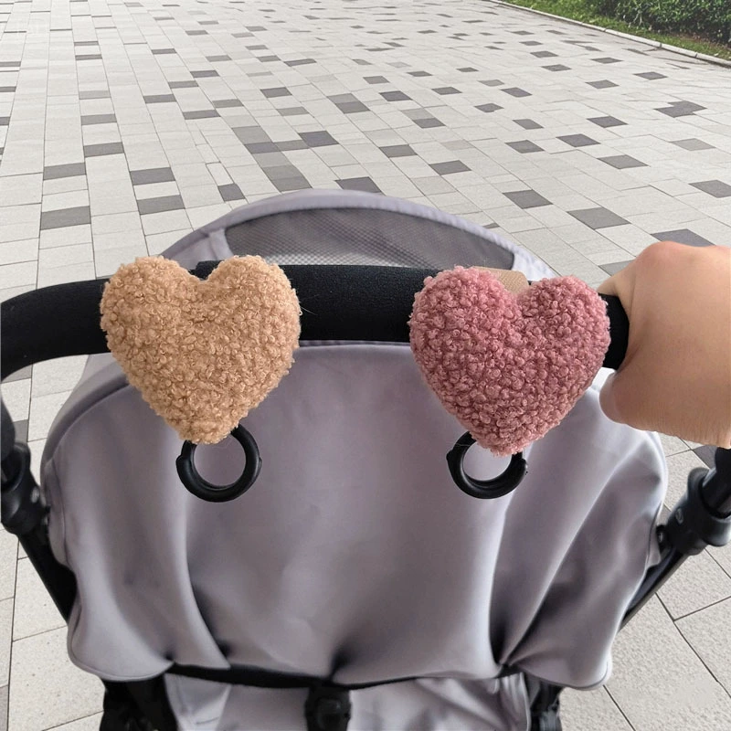 Корейская версия INS, трехмерный крючок для детской коляски в форме сердца, аксессуар для коляски, многофункциональный крючок для сумки.