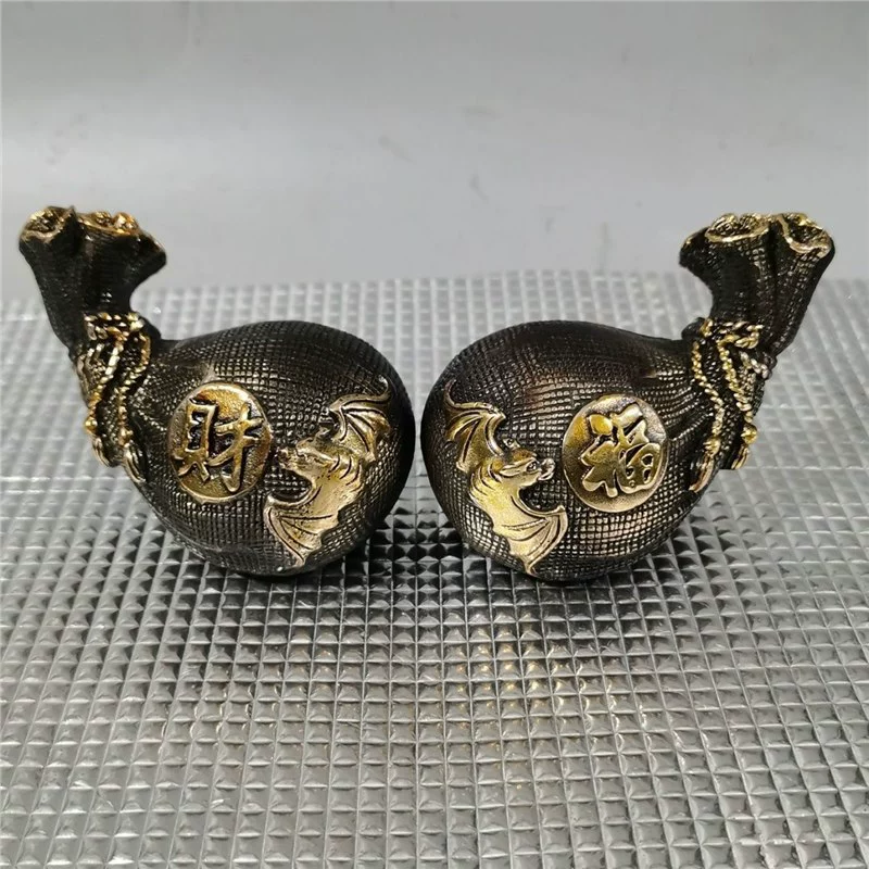 Медная сумка удачи, богатство и удача, золотая сумка, богатство и сокровища, украшение дома, украшения для гостиной