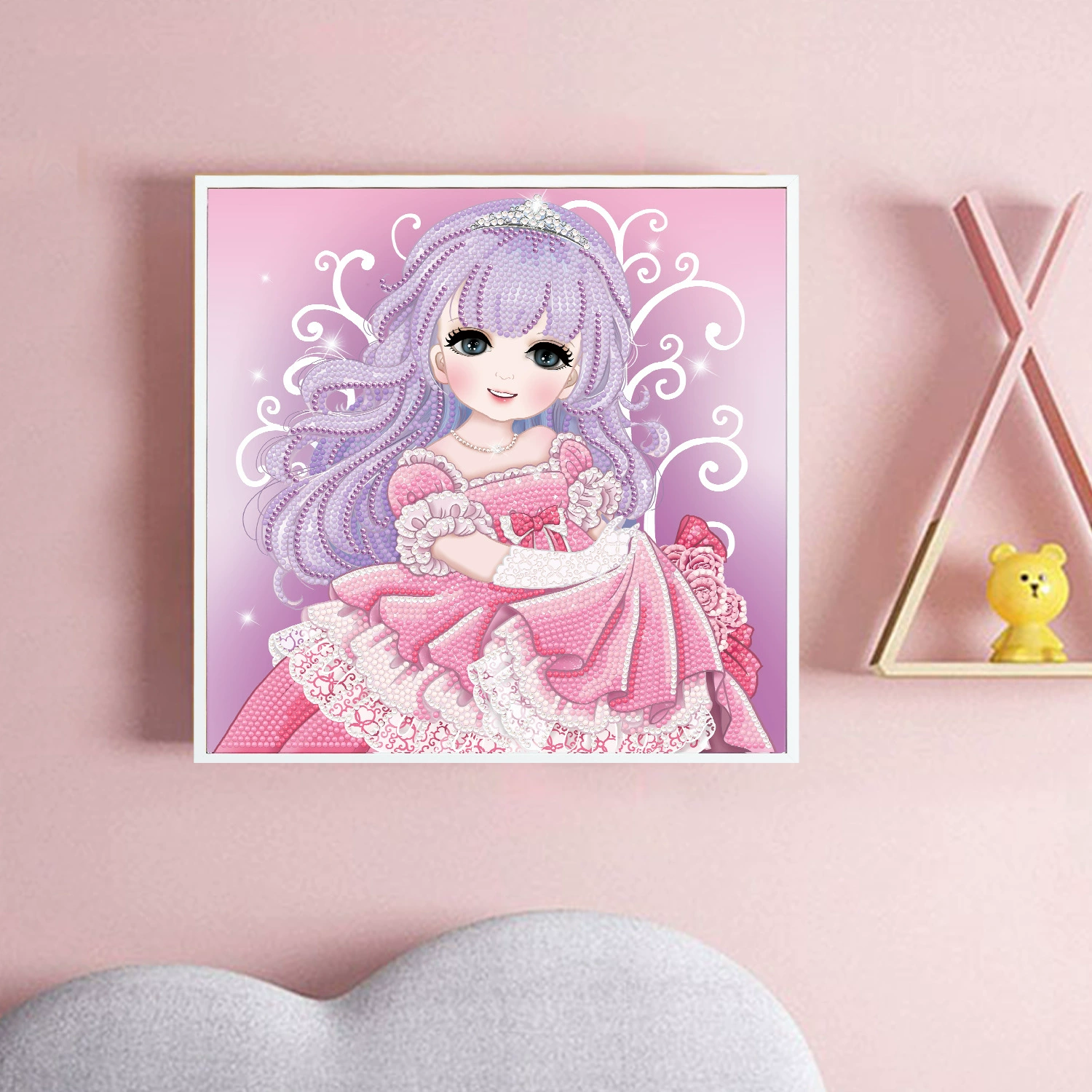 Погруженная драконья алмазная живопись 30 × 30 Bring Fragment Children Handmade DIY Drill Paste Painting Gift Girl Girlfriends Large