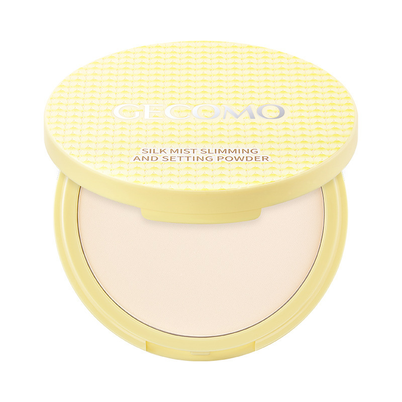 GECOMO seda niebla facial polvo de maquillaje, maquillaje de gran capacidad, maquillaje de maquillaje, polvo de miel, maquillaje brillante, maquillaje de belleza