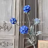 Blue windmill toy