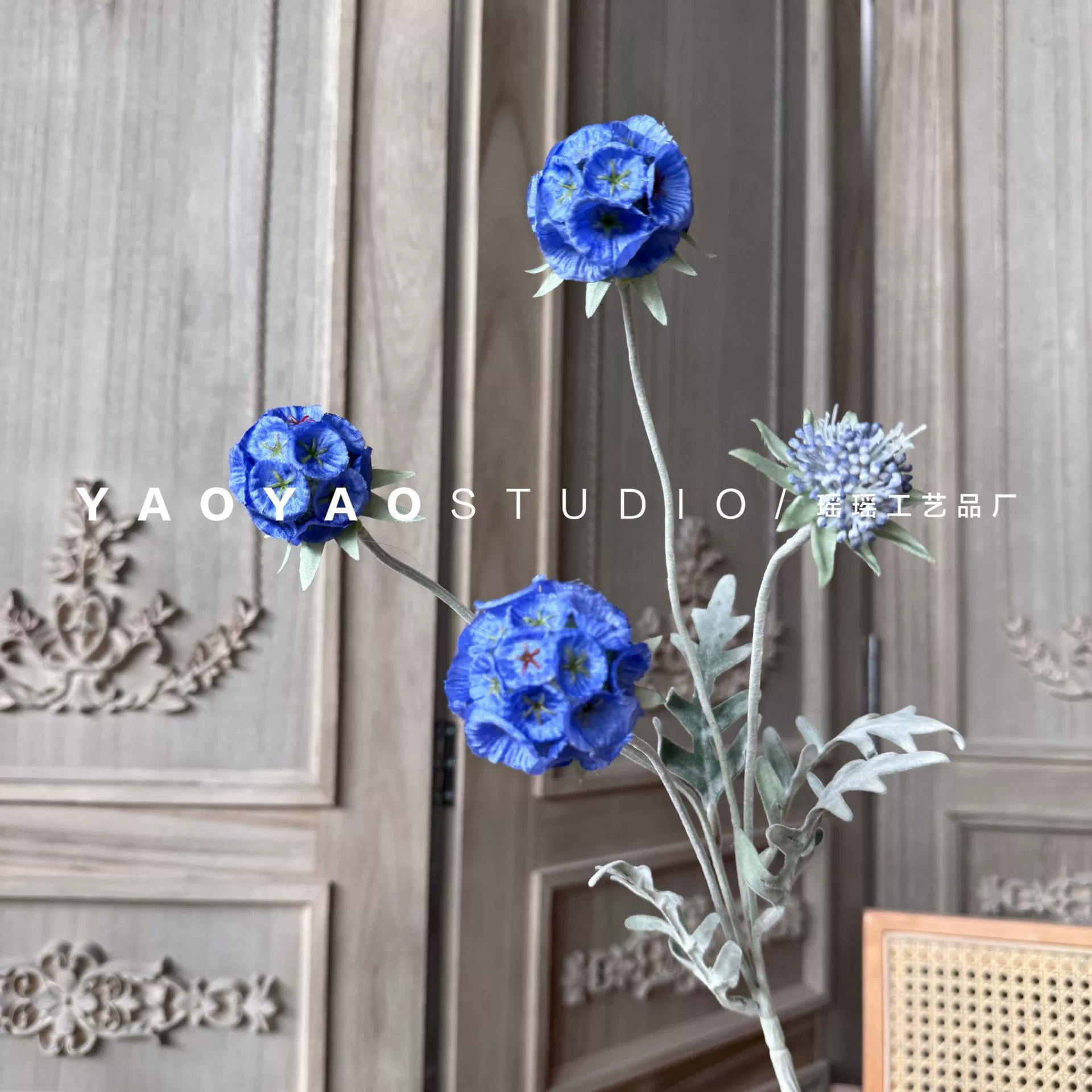 Monet Garden Wind Simulation Flower Coffee Shop Sedies Outdoor Wedding False Flower Store Window Landscape Landscape Landscape