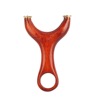 Solid wood copper head buck teeth straight board flying tiger competitive bow flat leather solid wood big bow door red sandalwood solid wood flying tiger fork wholesale