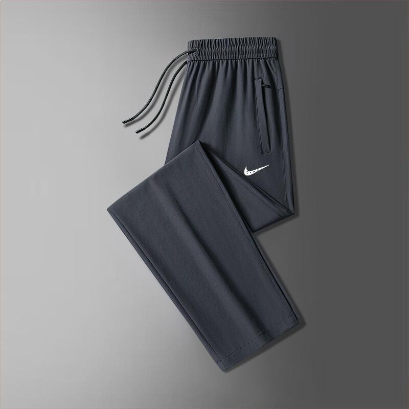 Men's Pants 2026 New Summer Outdoor Quick-Dry Ice Silk Pants Men's Elastic Breathable Casual Sports Pants Running Long Pants