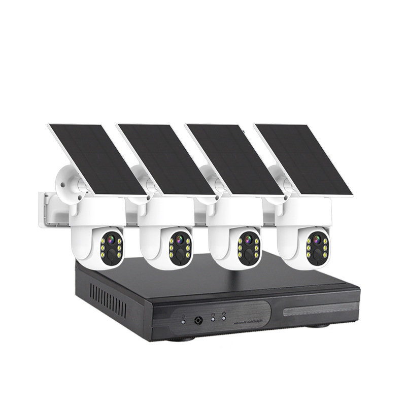 HD 4 millones de cámaras solares inalámbricas de baja potencia, monitor de voz bidireccional remoto para el hogar