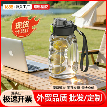 500ml吸管吨吨杯带手柄便携通用户外耐高温塑料水瓶健身水壶现货