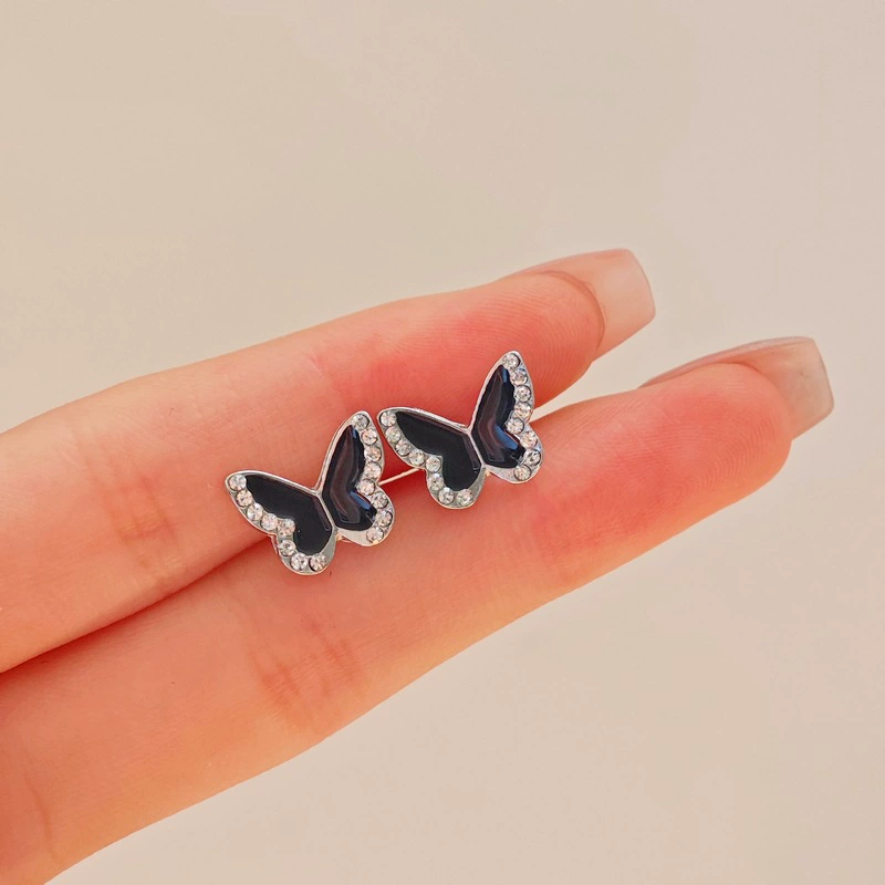 Серебряная игла, универсальные модные серьги, образец серебро 925, стиль легкой роскоши, стиль Chanel