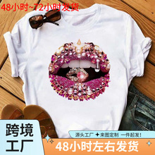 2023年T恤独立站亚马逊独立站欧美女装短袖wish
