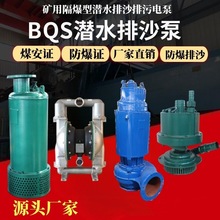 BQS矿用隔爆潜水排沙强排泵WQB防爆排污泵BQG气动隔膜泵FQW风动泵