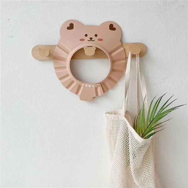 Shampoo, hair cap, with little bears