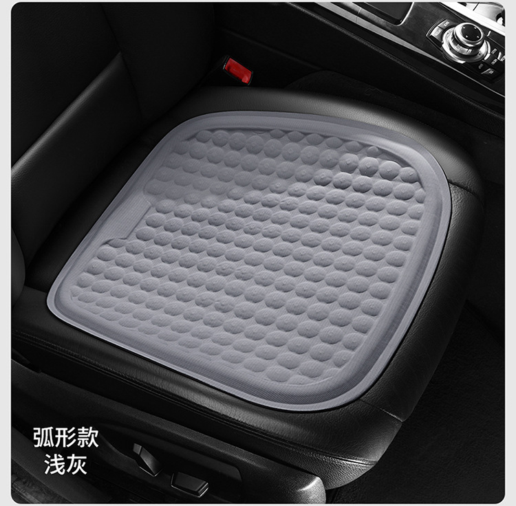 Breathable honeycomb silicone seat cushion for long-term sitting, egg-shaped car chair summer cushion, office gel cooling chair pad
