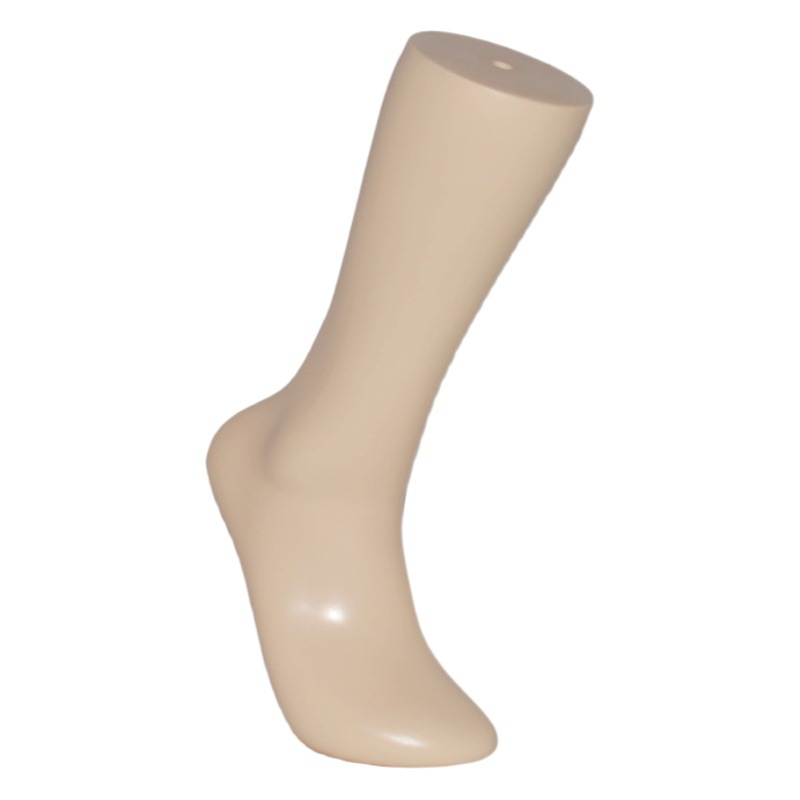 Seamless men's right foot mold magnet foot mold socks photo display PVC fake feet men's socks model plastic fake feet