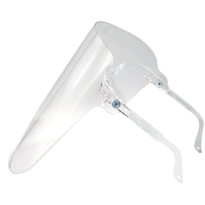 Máscara de Marco PC de plástico transparente pantalla de la cara ajustable anti-niebla anti-chapoteo de aceite de montar dental máscara protectora de cara completa
