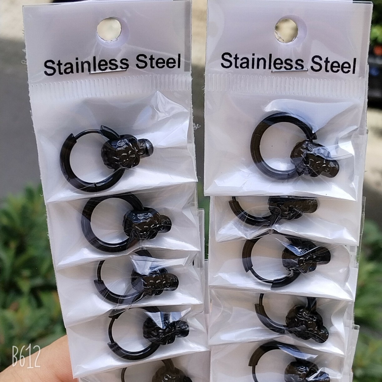 2.5 pendientes de acero de titanio gruesas y el mismo modelo crian orejas joyas de moda con pendientes de acero inoxidable con hilo redondo personalizado image 47