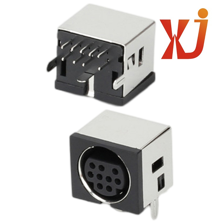 批发高清视频S端子插座  DIN插座  PS2插座  9孔S端子连接器