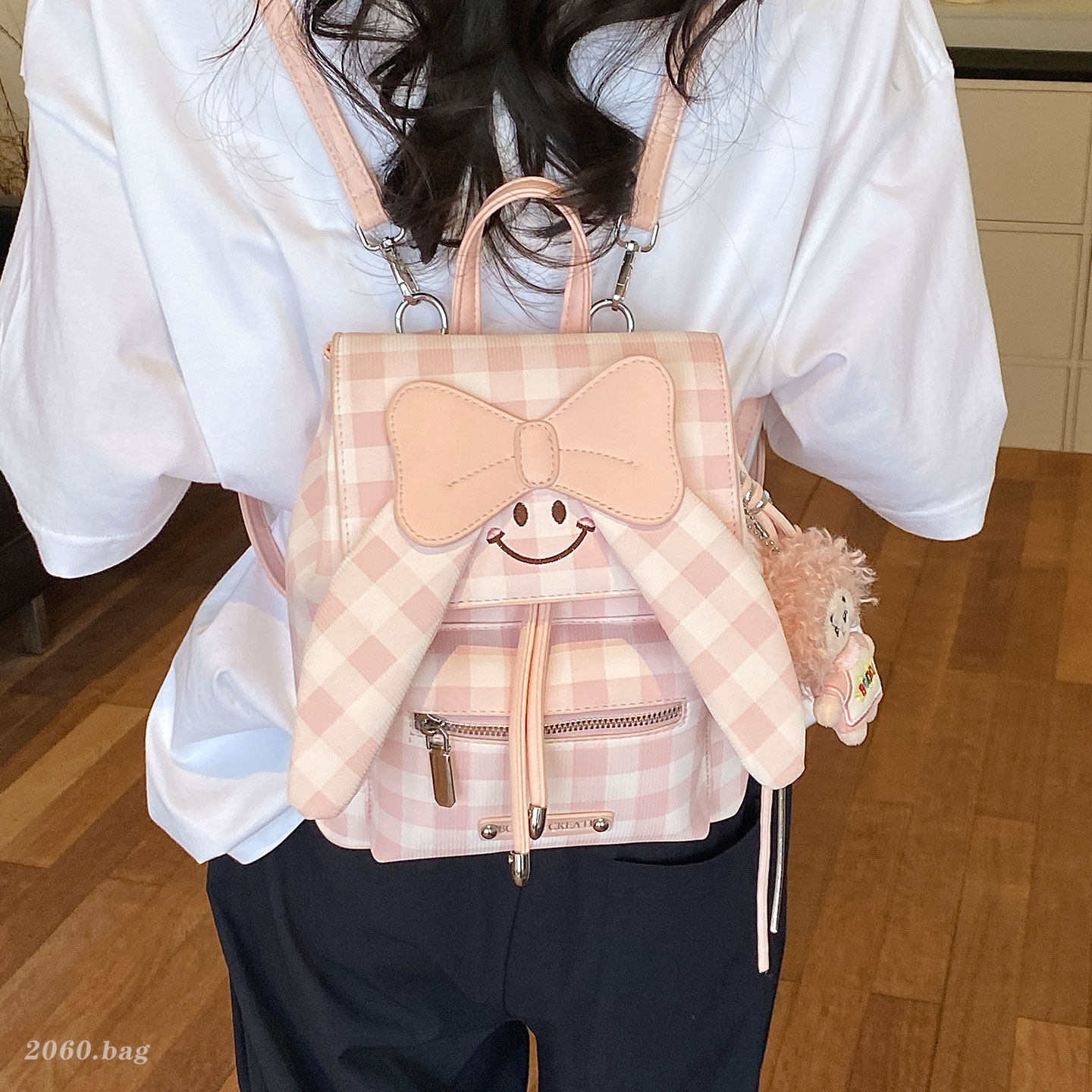 Estilo de viaje de hombro único arco de clase bolso de la escuela hermosa mochila nueva bolsa de 2026 gran capacidad para mujeres