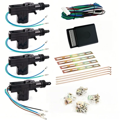 DC12V Universal Car Electric Central Door Lock System 4-Door Central Control Lock Car Central Control Door Lock (Central locking)