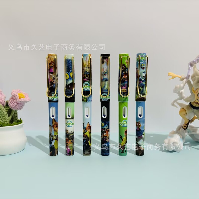 Cross-Border New Model Zootopia 12-Piece Erasable Fountain Pens High-Value Judy Writing Practice Fountain Pens Ins Style Cross-Border New Model Zootopia 12-Piece Erasable Fountain Pens High-Value Judy Writing Practice Fountain Pens Ins Style