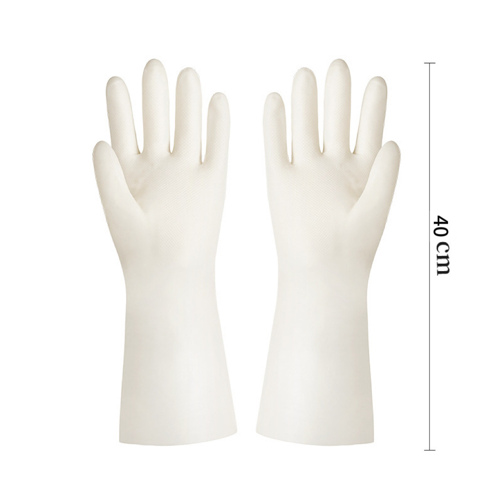 Guantes de Oxford gruesos de protección laboral resistentes al desgaste impermeables antideslizantes de goma plástica lavado de platos guantes de limpieza doméstica duraderos