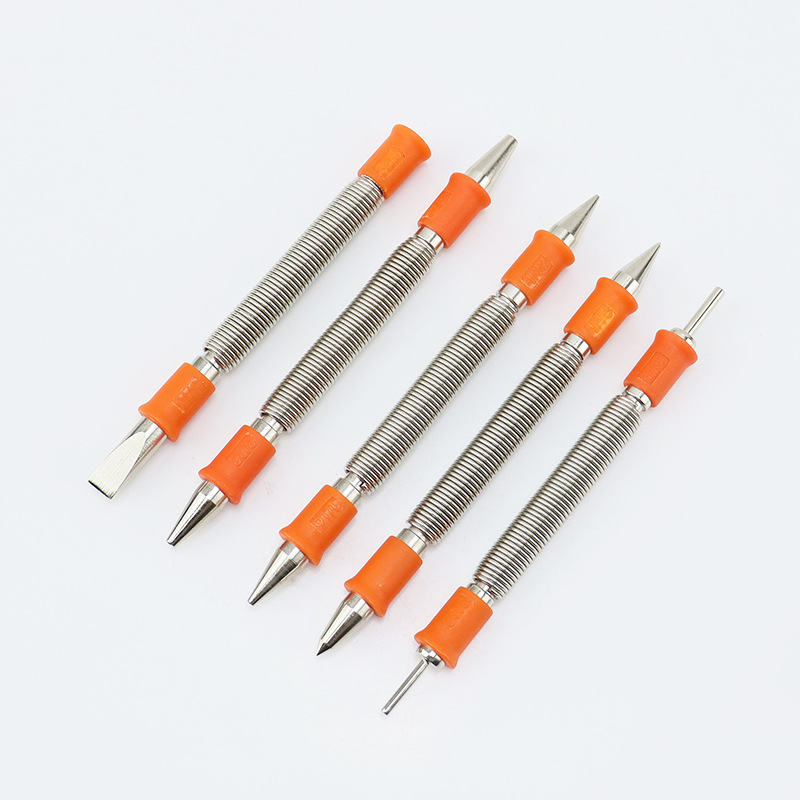 5 piezas herramienta de primavera traje primavera punzonado clavo punzonado centro punzonado cincel pin punzonado cincel