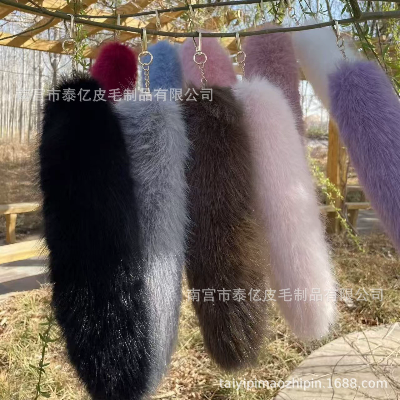 Big ecological pendant, accessory, bag decoration, keychain, halloween, fox, raccoon
