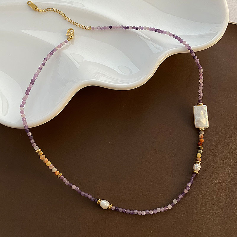 Elegante Barockperlen-halskette Vergoldet Mit Silberverschluss_voghion.com