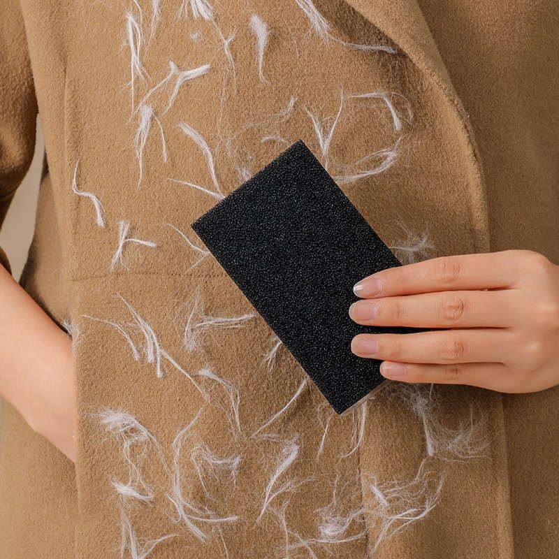 Lavadora de artefactos viscosos de cabello de doble cara esponja para lavar y proteger el cabello adhesivo de cabello de mascota para el cabello de gato doméstico limpiador de cabello de succión