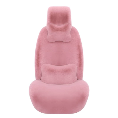 Wool pad – winter rabbit fur plush seat cushion