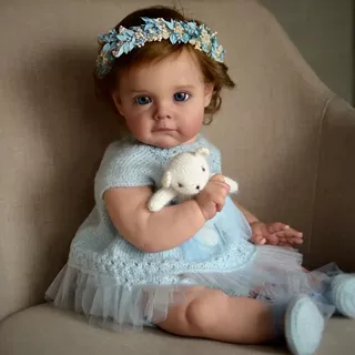 NPK正版重生娃娃 仿真女童Toddler Maggi 手工3D彩绘 跨境货源