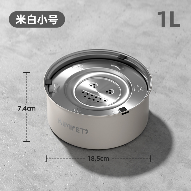 Juego de comida para mascotas 304 Tazón para perros de acero inoxidable Tazón suspendido Agua potable Tazón para perros flotante Agua potable Tazón para mascotas de gran capacidad al por mayor