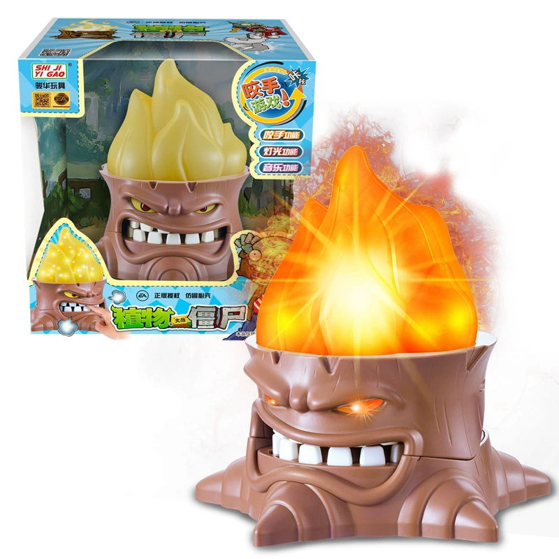 Plants vs. Zombies, игрушка со светом и музыкой, щипает палец