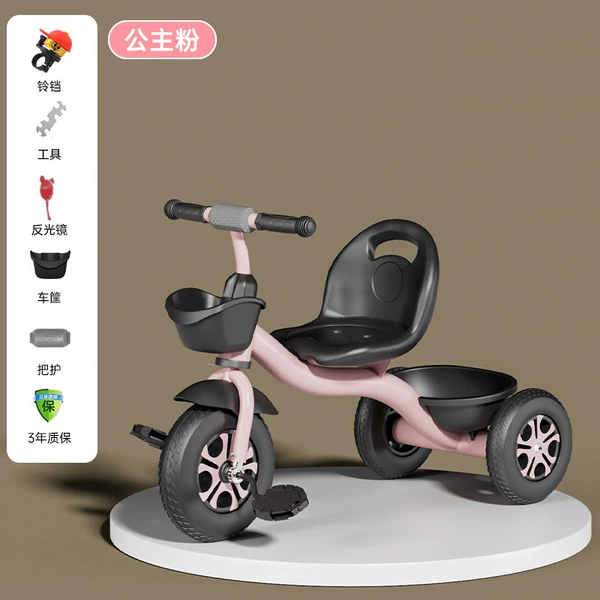 BXQ Princess Pink + Luxury Package/Big S Thickened Frame-Enlarged and Widened Wear-Resistant Tires/Pedals for Sports Style